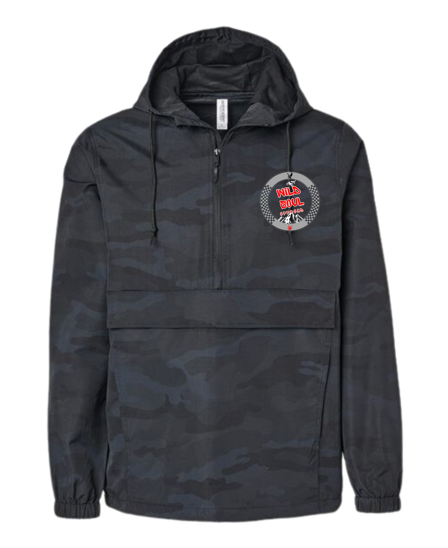 Blackout Camo Rain Jacket