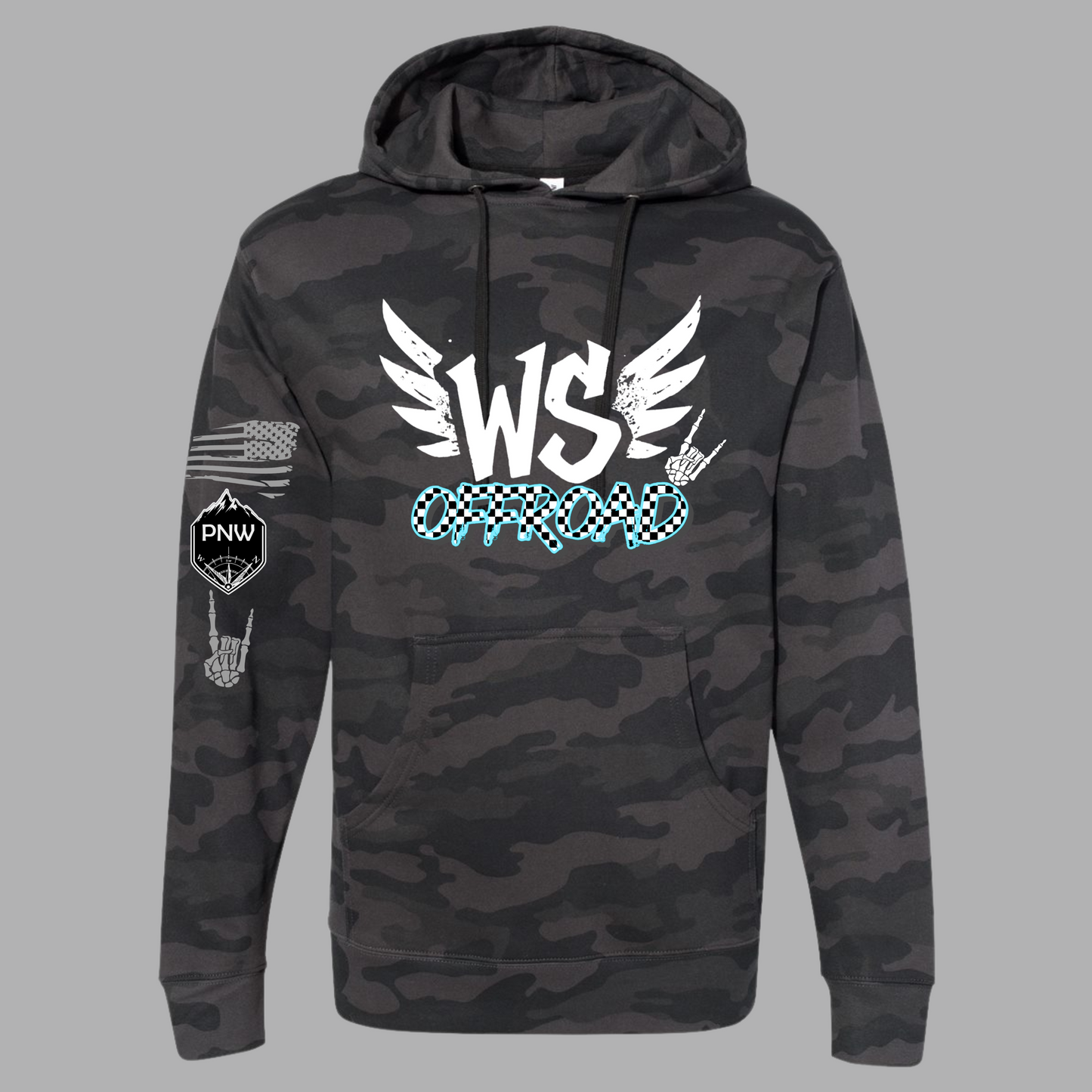 PNW Blackout Camo Hoodie